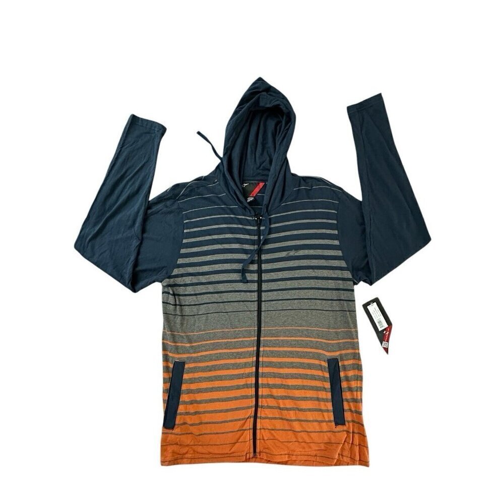 Alpinestars Zip Up Hoodie Long Sleeve Navy Size S New